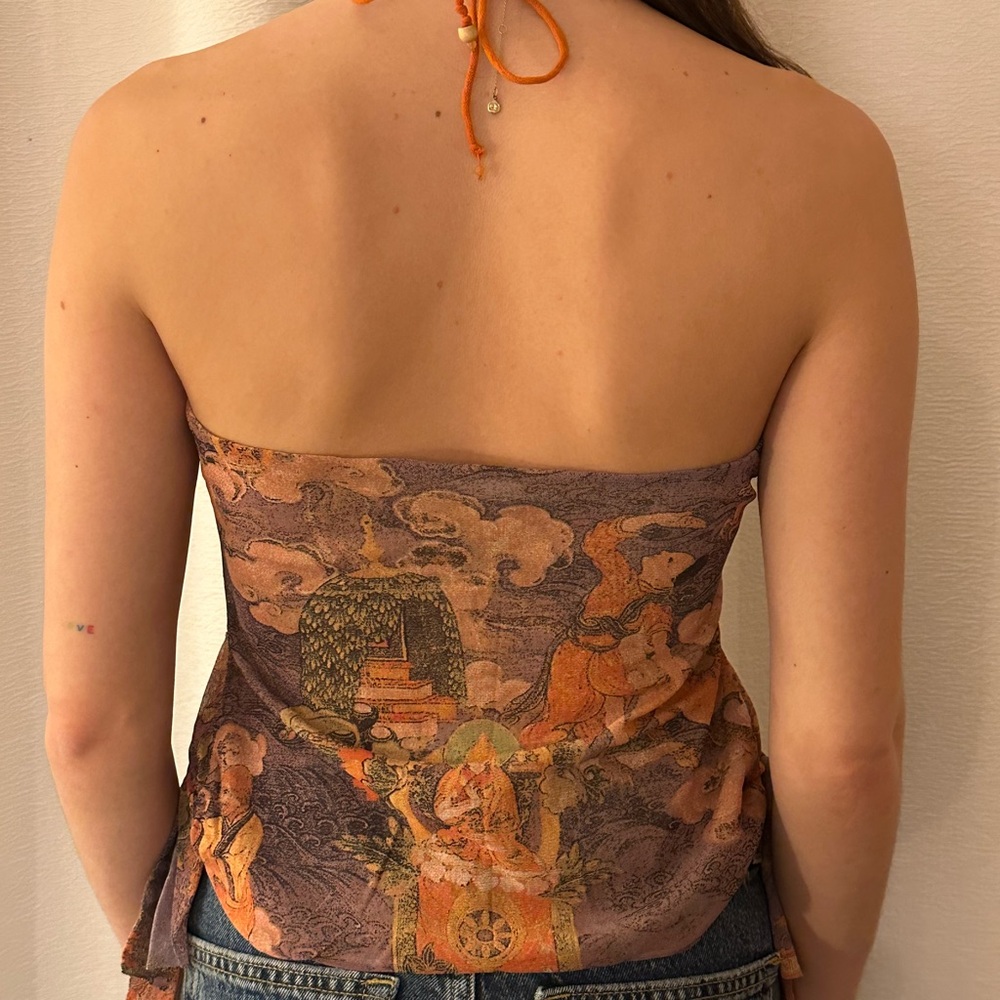 Vintage Vivienne Tam Buddha Halter - Picture 2 of 4